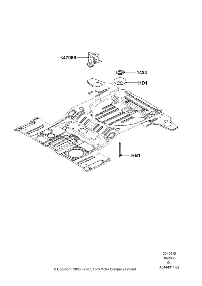 15 - Spare Wheel Carrier; 06/NOV/2006-24/DEC/2014