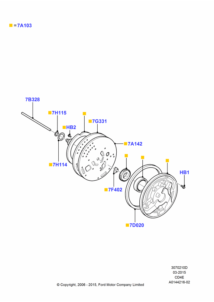 Transmission Pump Assy, 4 Speed CD4E Automatic