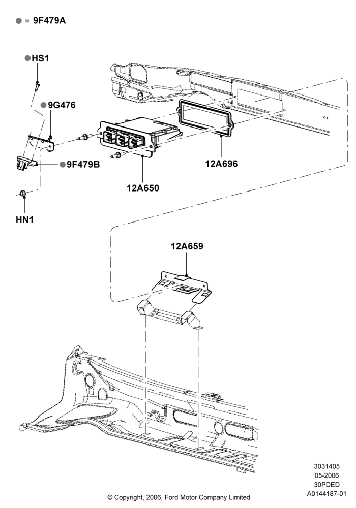 05D - Engine Modules and Sensors, (+) North American Markets, 3.0 V6 24V DOHC EFI Modular; 01/MAY/2006-23/JUN/2008