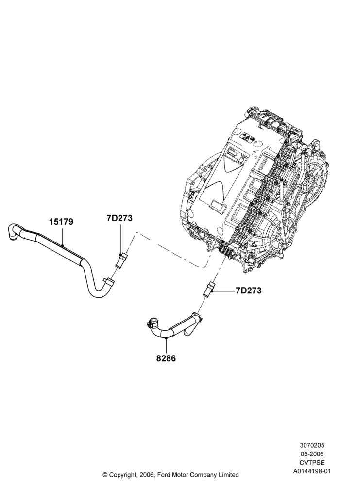 Transmission Cooling Systems, CVT Auto Trans Powersplit Elec