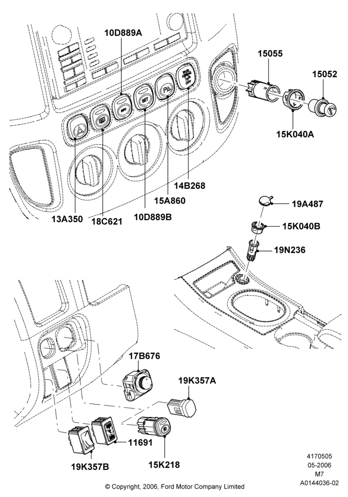 05A - Instrument Panel Related Parts; 01/MAY/2006-08/JAN/2007