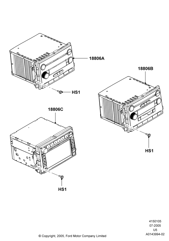 05C - Audio Equipment - Original Fit; 19/JUL/2005-12/DEC/2005
