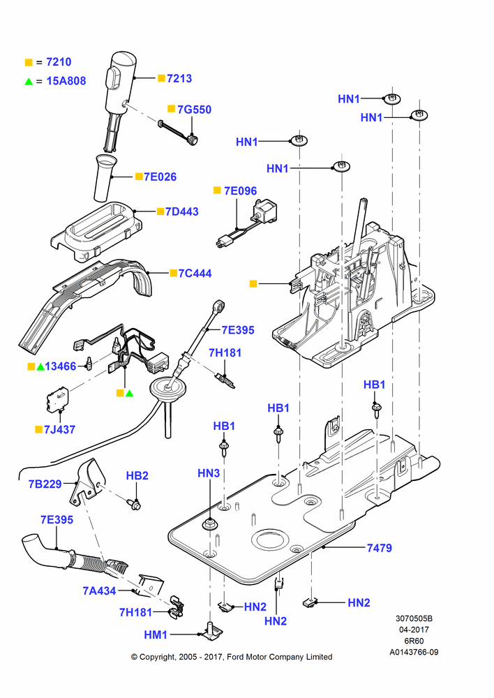 05B - Gear Change-Automatic Transmission, 6 Speed Auto Transmission 6R60; 19/JUL/2005-07/AUG/2006