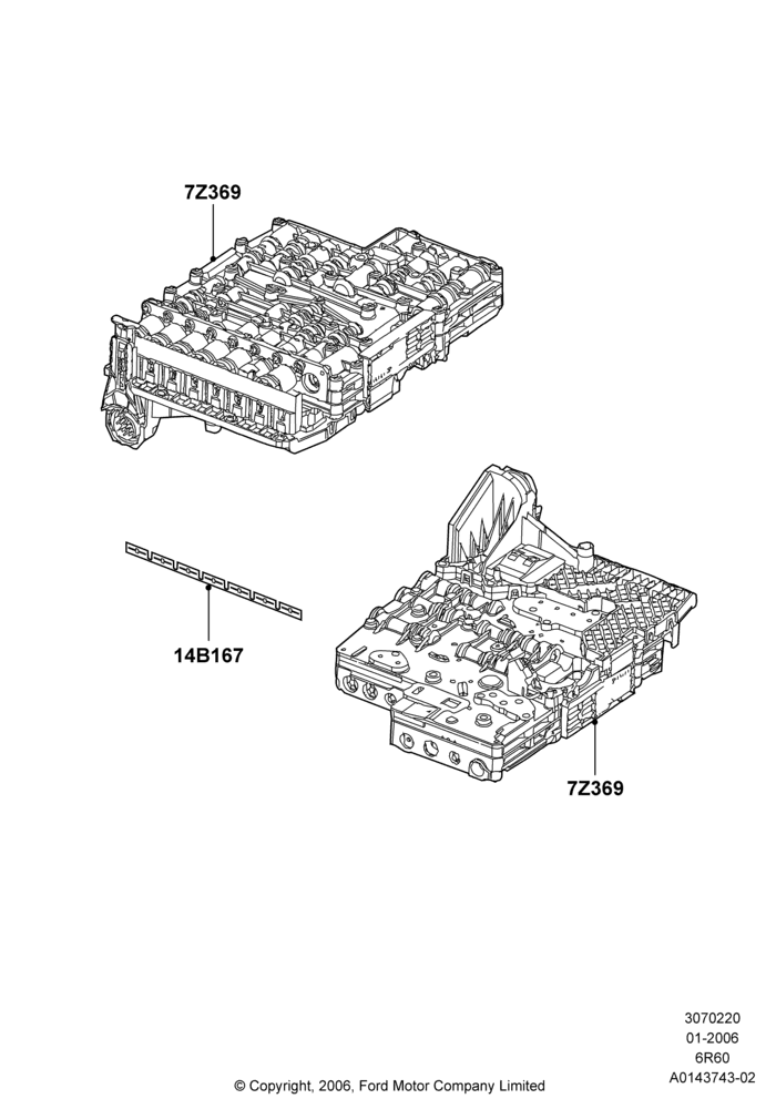 20C - Transmission Modules and Sensors, 6 Speed Auto Transmission 6R60, 6 Speed Automatic Trans (6R80); 30/JAN/2006-29/OCT/2010