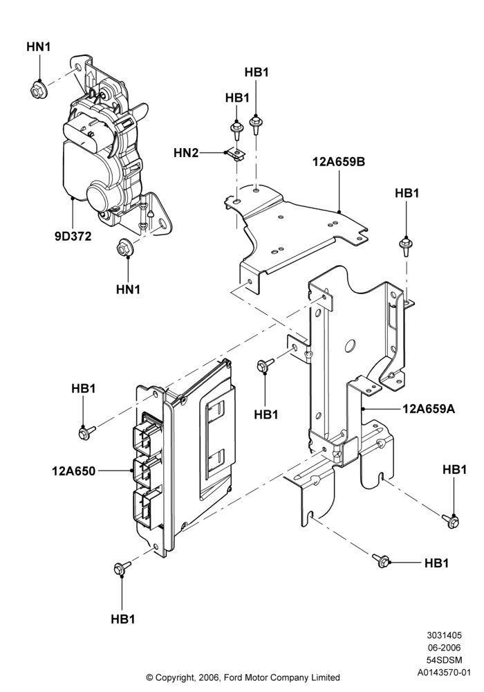 05B - Engine Modules and Sensors, 5.4L 4V DOHC EFI S/C ALUM V8 G; 06/JUN/2006-22/MAR/2010