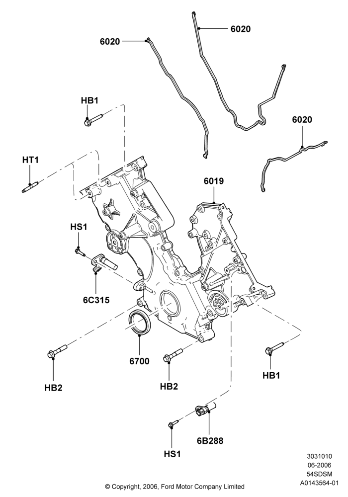Timing Gear Covers, 5.4L 4V DOHC EFI S/C ALUM V8 G