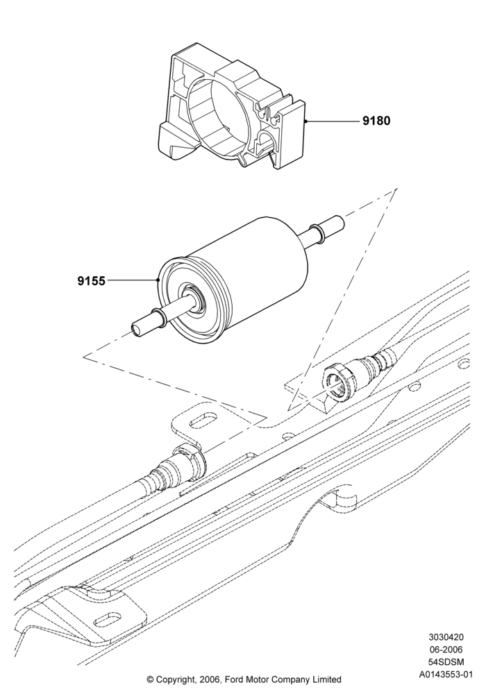 Fuel Filter, 5.4L 4V DOHC EFI S/C ALUM V8 G