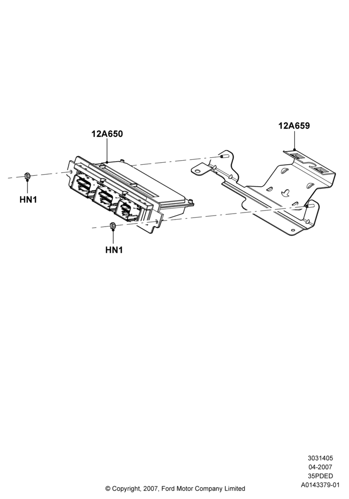 05C - Engine Modules and Sensors, 3.5L 4V DOHC VCT SMPI V6 Gas; 30/APR/2007-15/JUN/2009