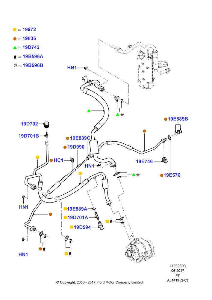 22C - Air Conditioning System, With Air Conditioning, With Gas Engines; 18/DEC/2006-12/FEB/2010