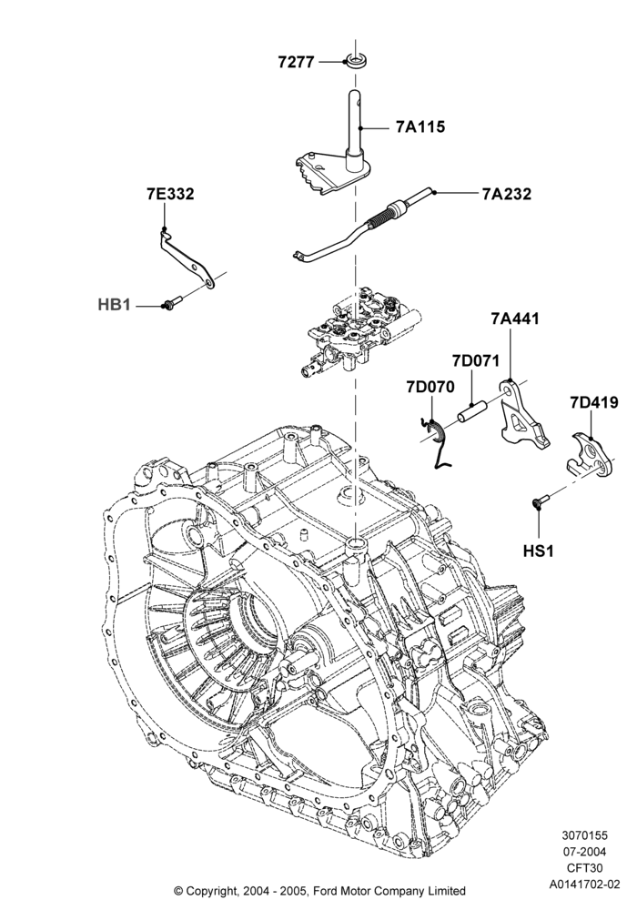 55A - Transmission Control Mechanisms, CVT Select Shift Transmission; 12/JUL/2004-05/DEC/2005