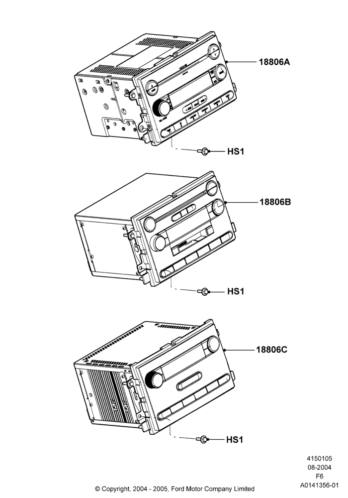 05B - Audio Equipment - Original Fit; 23/AUG/2004-08/AUG/2005