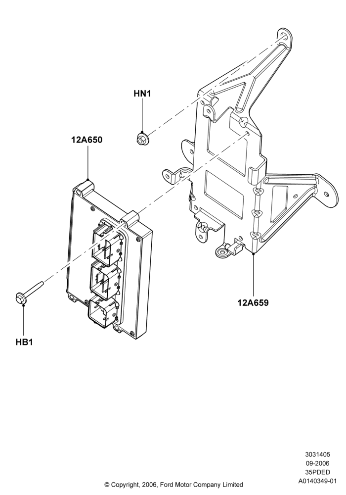 05A - Engine Modules and Sensors, 3.5L 4V DOHC VCT SMPI V6 Gas; 30/AUG/2006-29/JUL/2012