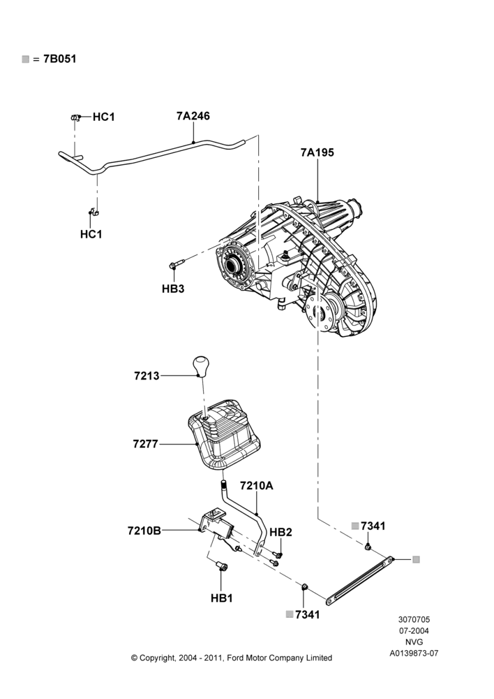 05A - Transfer Drive Case, Man Transfer Case And Man Hubs; 19/JUL/2004-18/DEC/2006