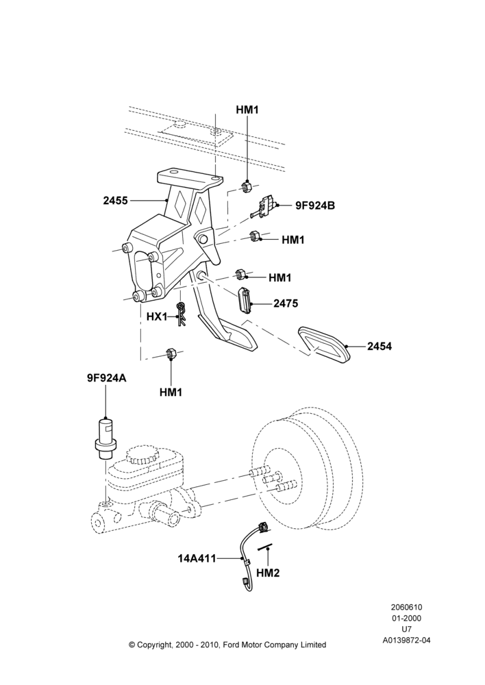 10A - Brake and Clutch Controls, 5R44E/5R55E - 5 Speed Auto Trans; 31/JAN/2000-09/MAY/2003