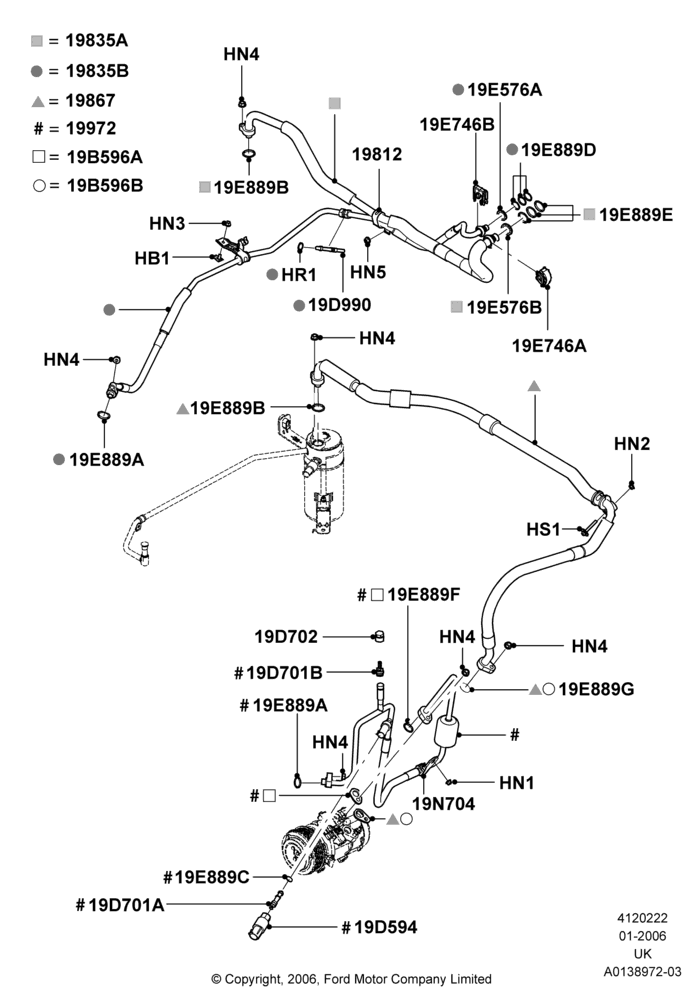 22A - Air Conditioning System, 4.0L V6 12V SOHC EFI; 30/JAN/2006-29/OCT/2010