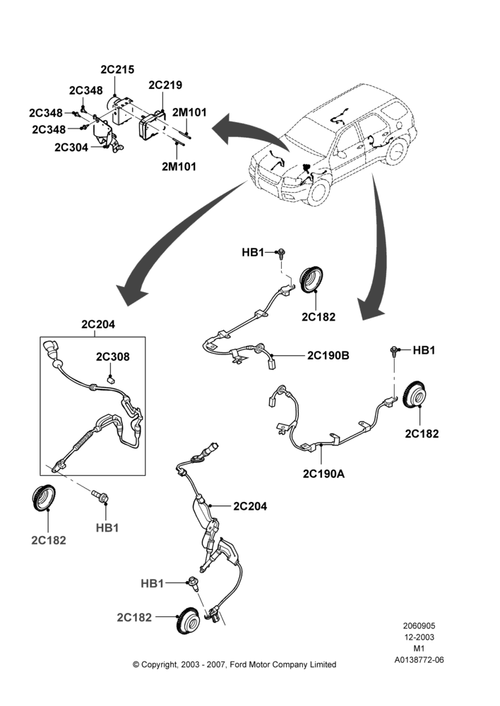 05B - Anti-Lock Braking System; 22/DEC/2003-01/MAY/2006