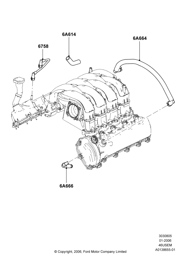 05B - Emission Control - Crankcase, 4.6L 3V V8; 30/JAN/2006-29/OCT/2010