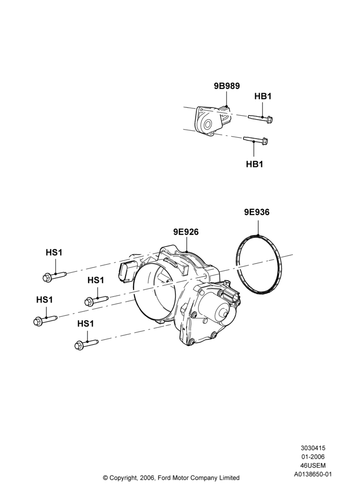 15B - Throttle Housing, 4.6L 3V V8; 30/JAN/2006-29/OCT/2010