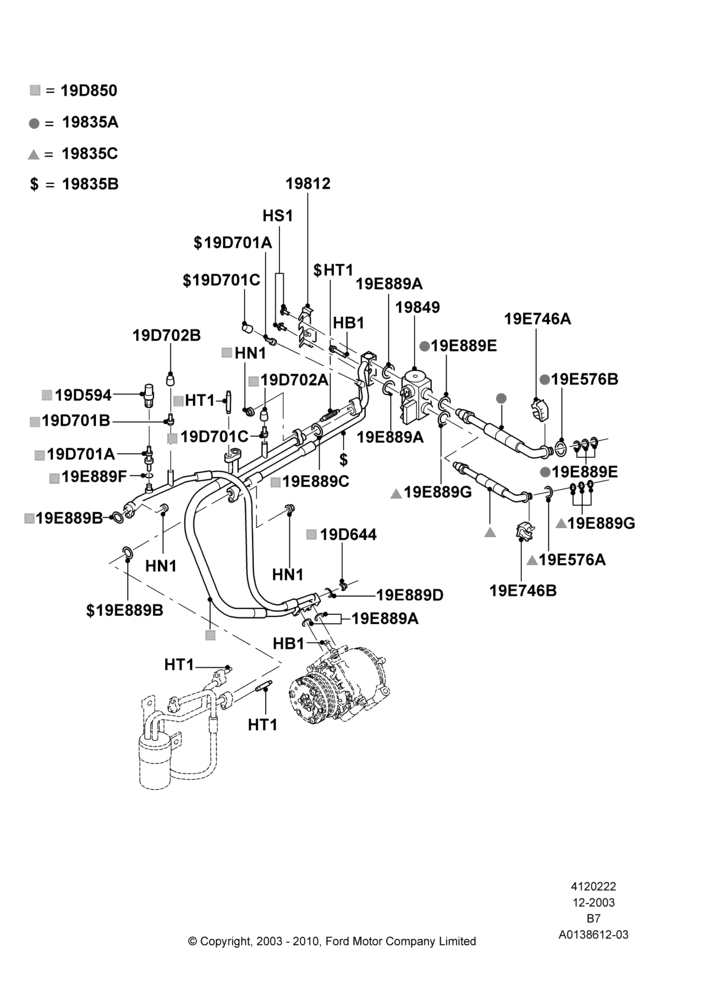 22A - Air Conditioning System; 18/MAR/2002-01/DEC/2003