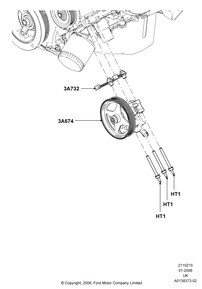 Power Steering Pump Mounting