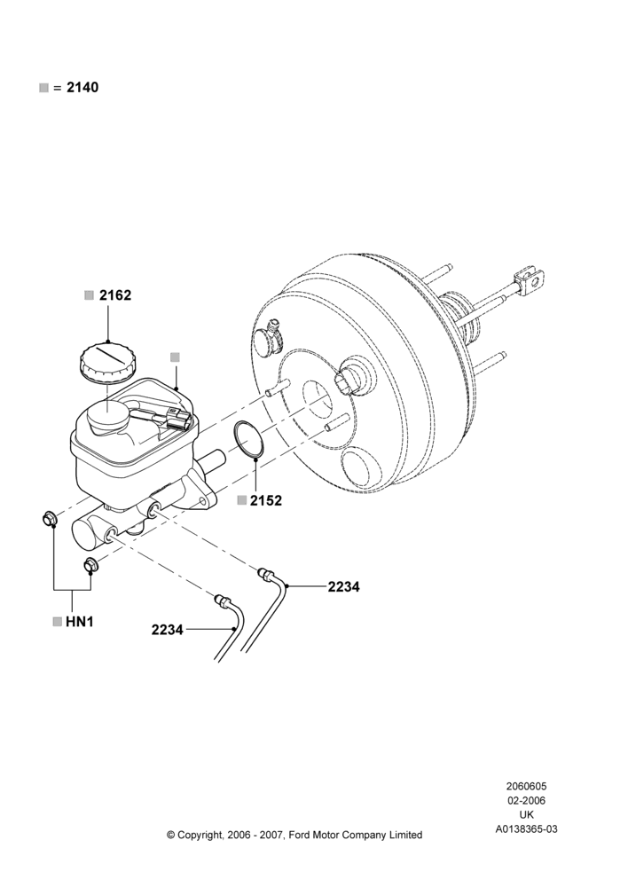 05 - Master Cylinder - Brake System; 30/JAN/2006-29/OCT/2010