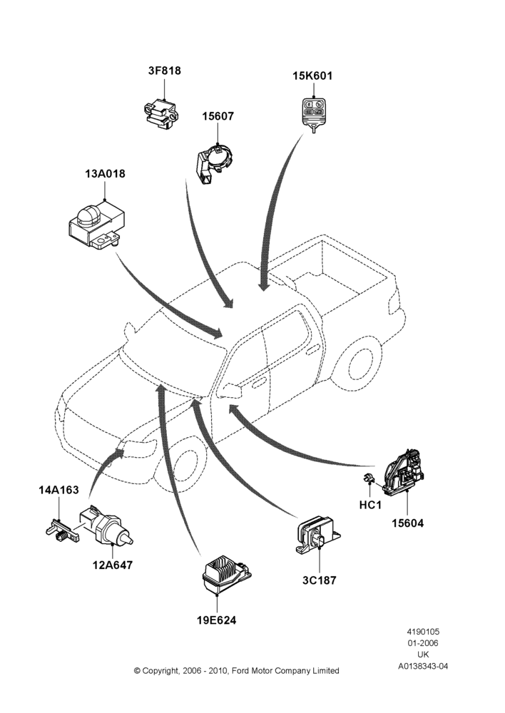 05 - Vehicle Modules and Sensors; 30/JAN/2006-29/OCT/2010