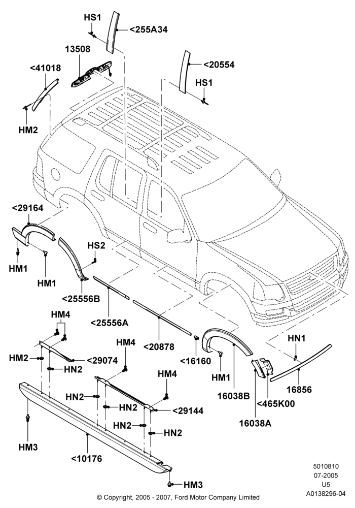 10K - Body Mouldings, Eddie Bauer, Ford Series, Limited; 19/JUL/2005-16/DEC/2010