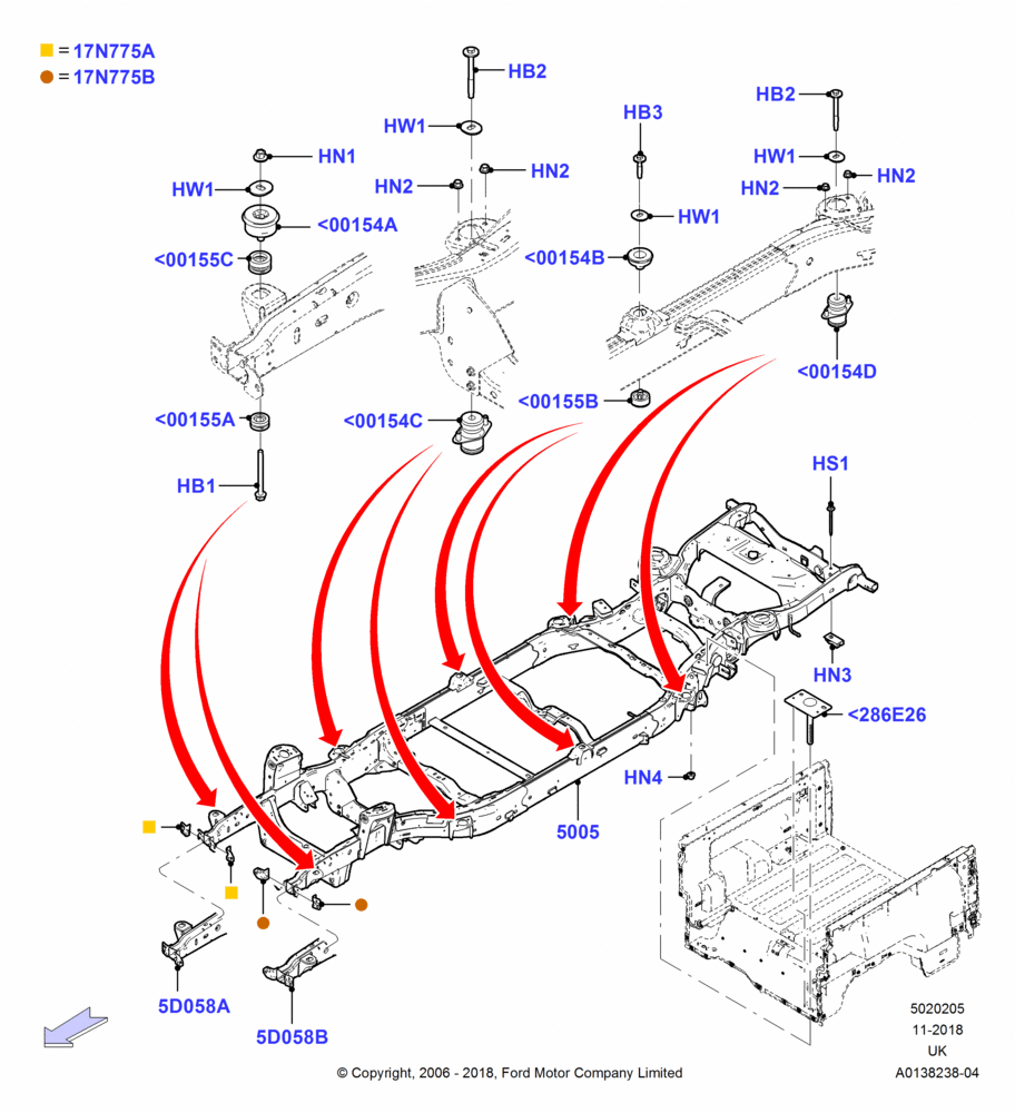 05 - Chassis Frame; 30/JAN/2006-29/OCT/2010