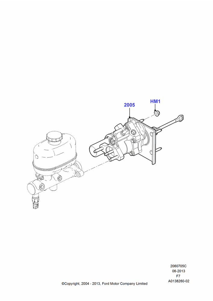 05C - Brake Booster, 6.0L OHV Diesel V8; 19/JUL/2004-18/DEC/2006