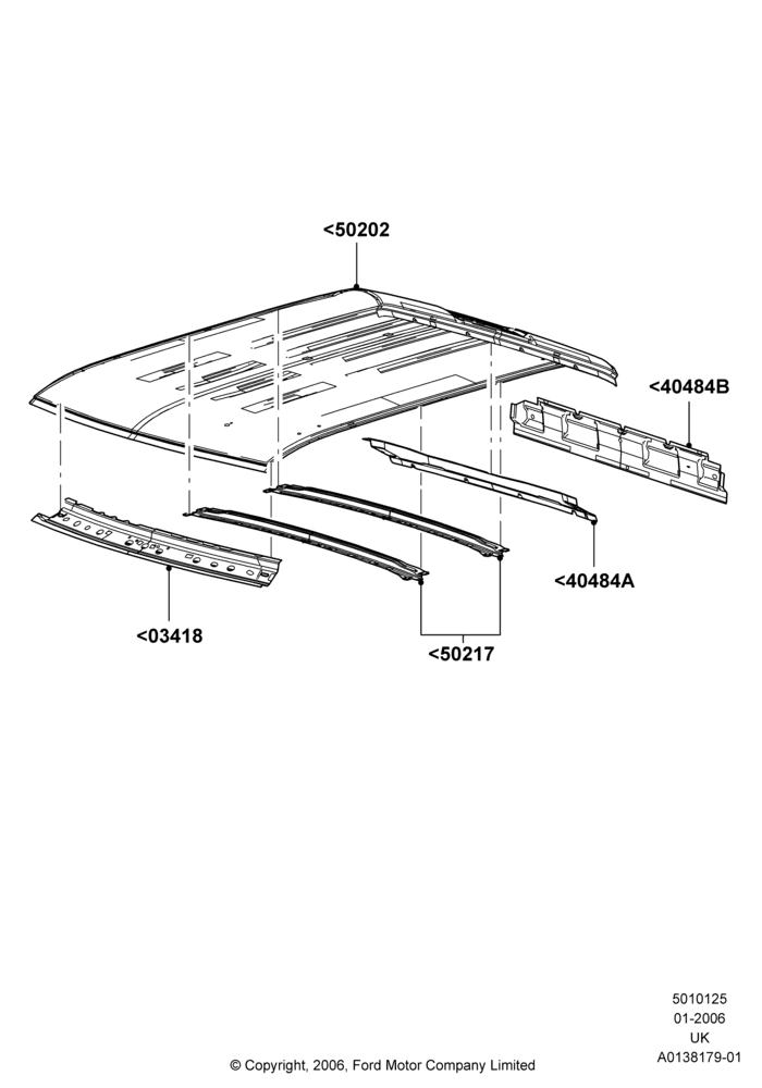 25 - Roof - Sheet Metal; 30/JAN/2006-29/OCT/2010