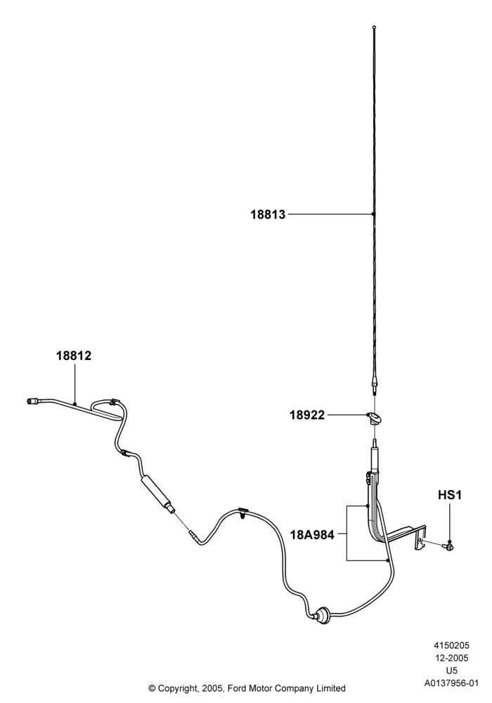 05F - Antenna, Fixed Radio Aerial, Less Radio Reception Equipment; 12/DEC/2005-16/DEC/2010