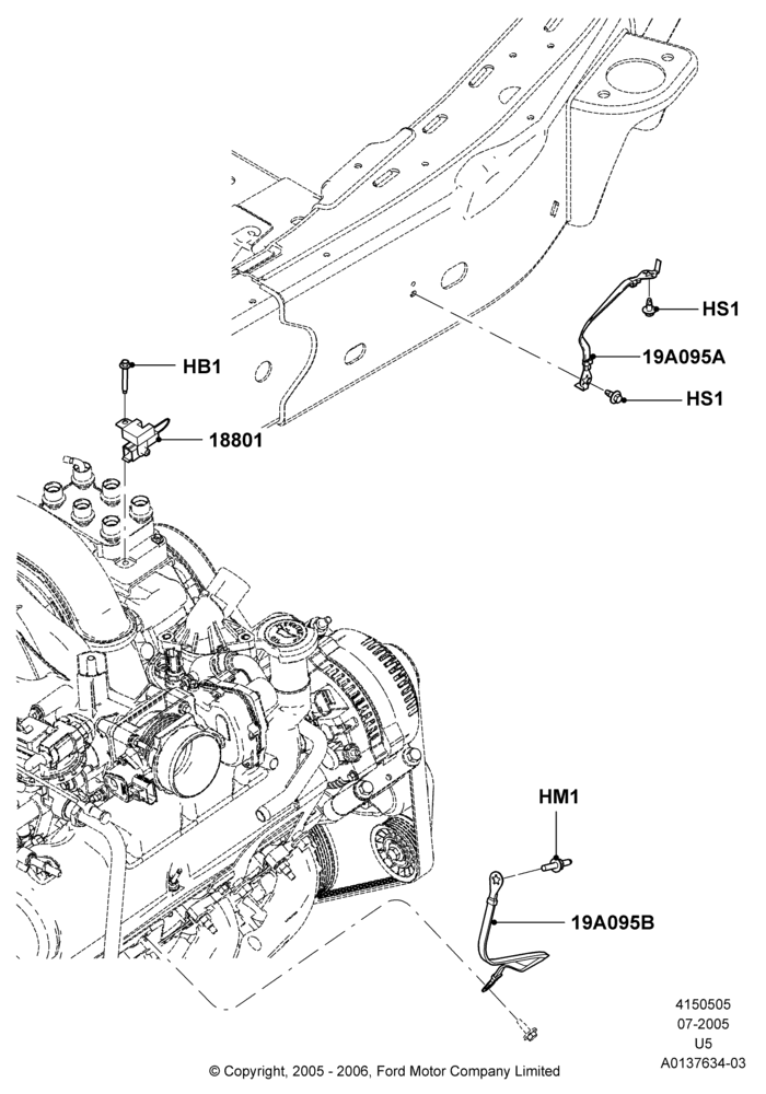 05B - Radio Suppression, 4.0L V6 12V SOHC EFI; 19/JUL/2005-16/DEC/2010