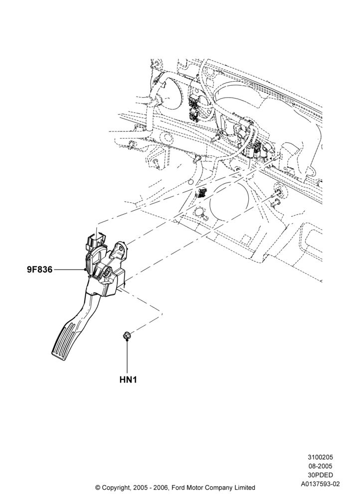 05G - Accelerator/Injection Pump Controls, 3.0 DOHC EFI; 01/AUG/2005-04/FEB/2009
