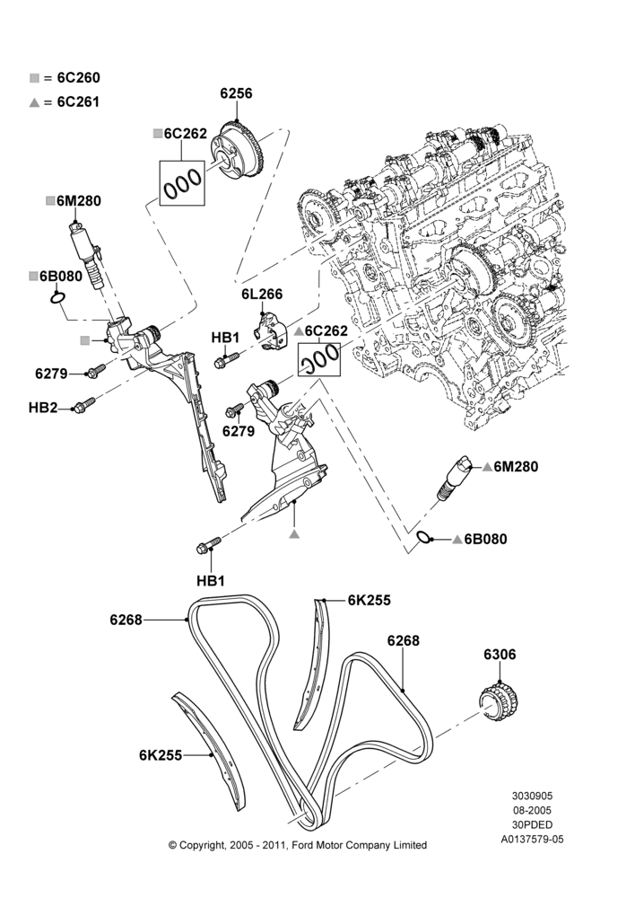 Timing Gear, 3.0 DOHC EFI