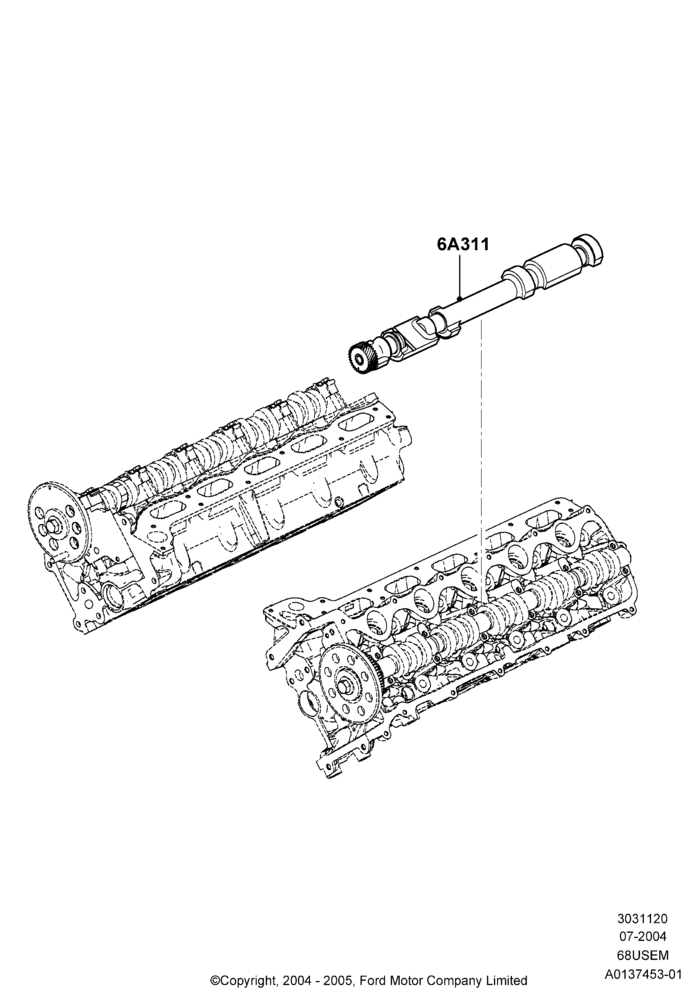 20A - Balance Shafts and Drive, 6.8L Gas EFI V10; 19/JUL/2004-12/FEB/2010