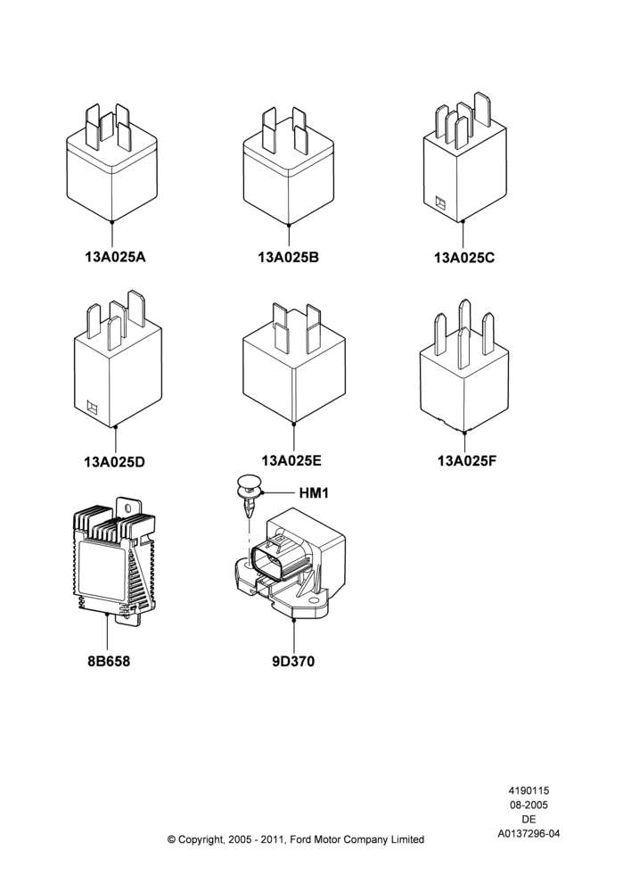 15 - Relays; 01/AUG/2005-29/JUL/2012