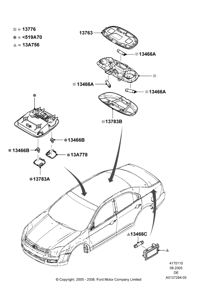 Interior Lamps, Ford Division Derivative