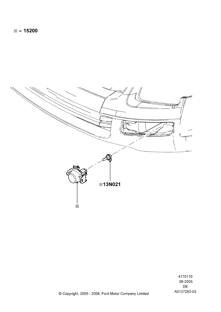 10A - Front Fog Lamps, Ford Division Derivative; 01/AUG/2005-29/JUL/2012