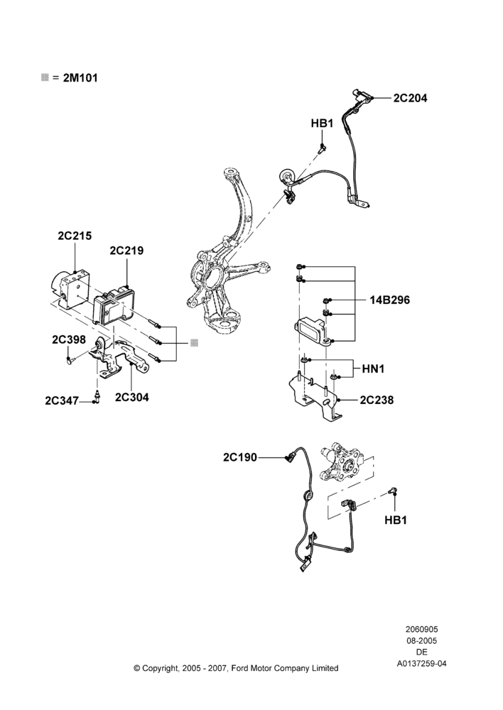 05A - Anti-Lock Braking System; 01/AUG/2005-04/FEB/2009