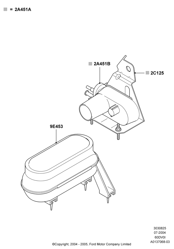25A - Vacuum Control and Air Injection, 6.0L OHV Diesel V8; 19/JUL/2004-18/DEC/2006
