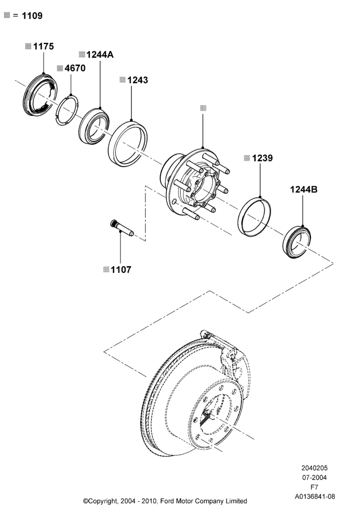 Rear Knuckle and Suspension Arms, With Single Rear Wheels