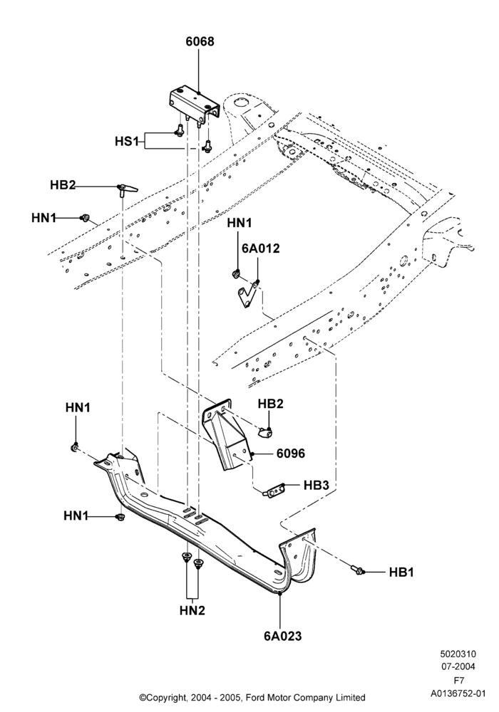 10A - Transmission Mounting; 19/JUL/2004-18/DEC/2006
