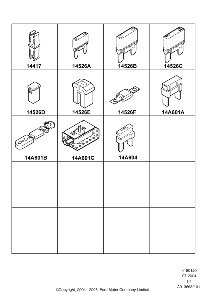 20A - Fuses, Holders and Circuit Breakers, Fuses, Circuit Breakers And Circuit Components; 19/JUL/2004-12/FEB/2010