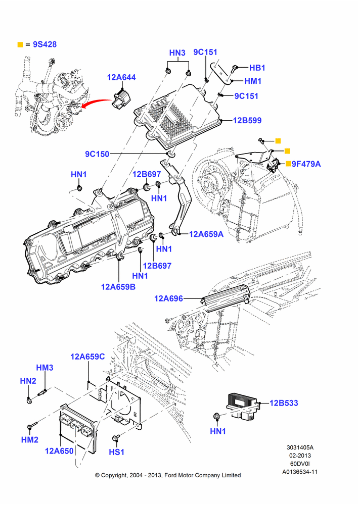 05A - Engine Modules and Sensors, 6.0L OHV Diesel V8, All 250/350 Series; 19/JUL/2004-18/DEC/2006