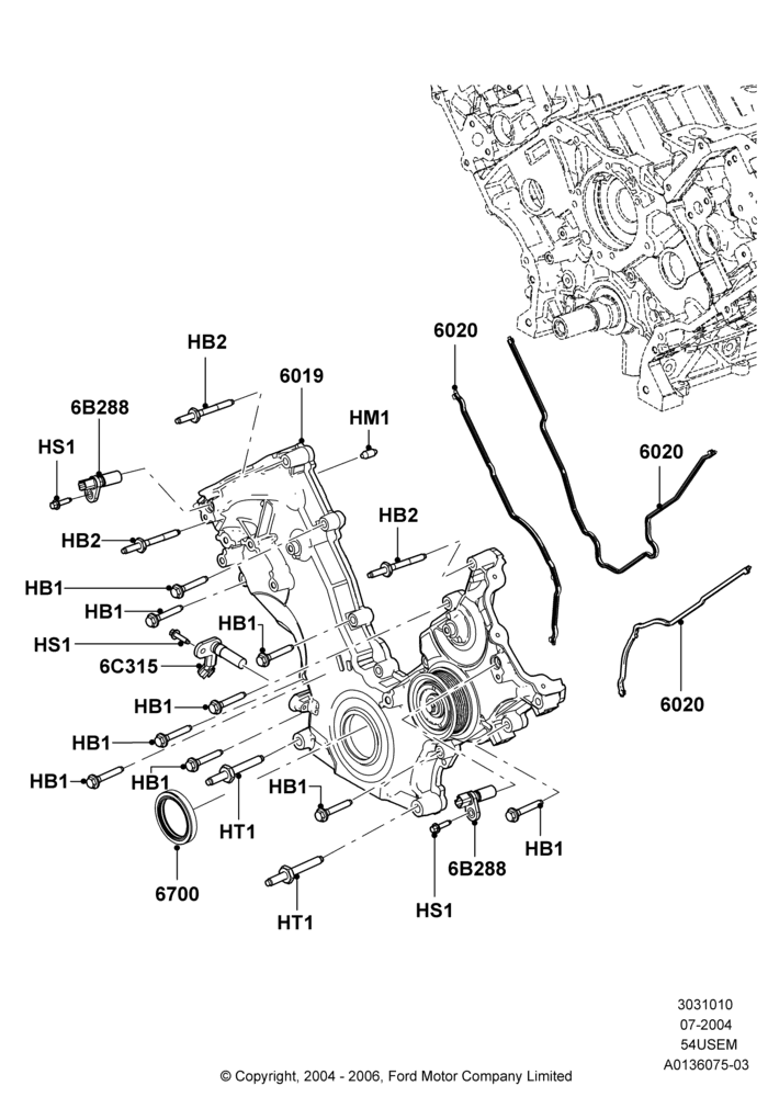 Timing Gear Covers, 5.4L 3V V8