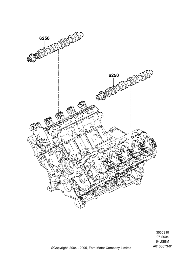 Camshaft, 5.4L 3V V8