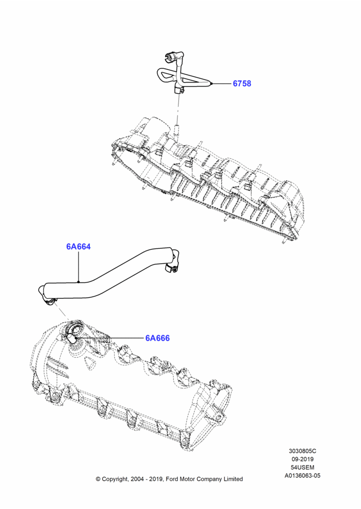05C - Emission Control - Crankcase, 5.4L 3V V8; 19/JUL/2004-12/FEB/2010