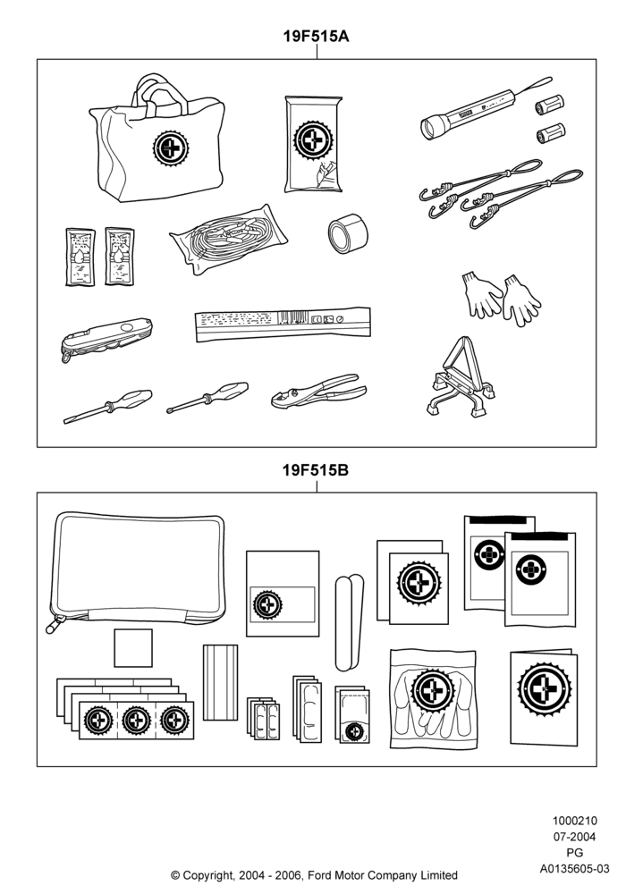 10A - Emergency and Safety Equipment; 12/JUL/2004-18/JUL/2005
