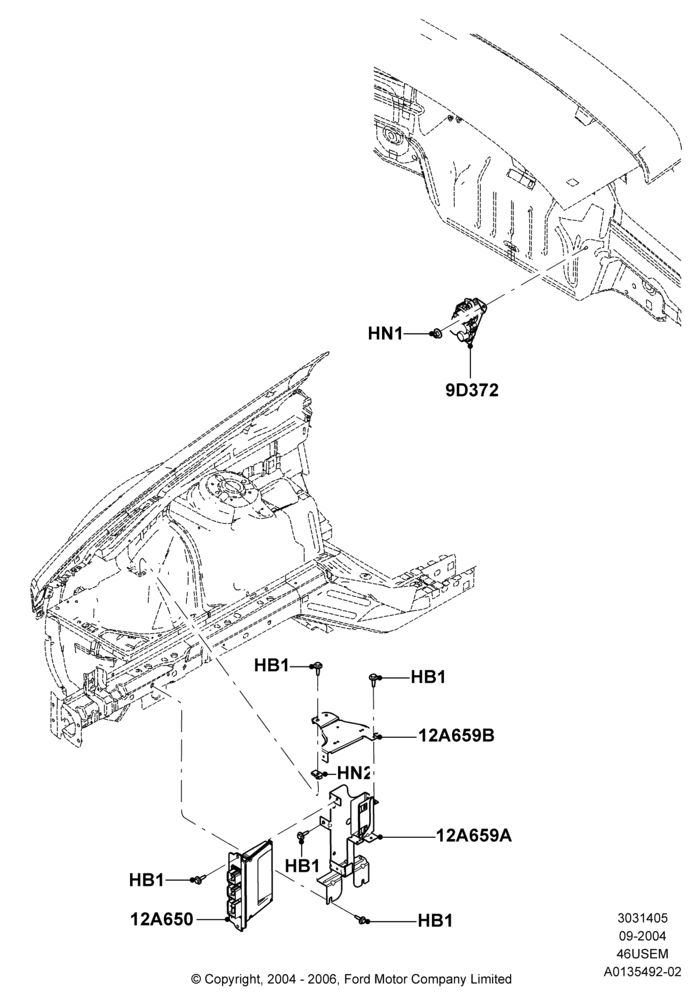 05B - Engine Modules and Sensors, (-)"CDN/MEX/USA", 4.6L 3v V8 SOHC EFI; 07/SEP/2004-27/MAY/2008
