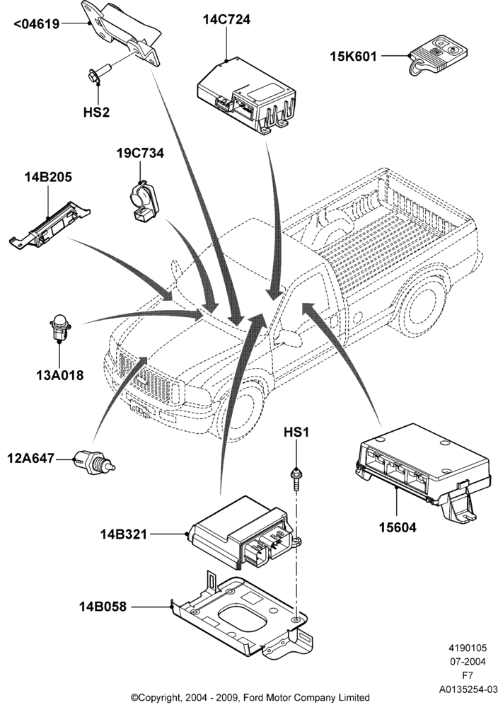 05A - Vehicle Modules and Sensors; 19/JUL/2004-18/DEC/2006